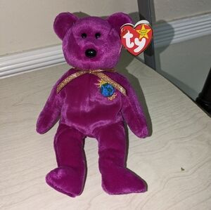 ✨ Rare Millennium Beanie Baby - Tag Errors - Mint Condition ✨